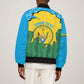 Personalized Jamhuri ya Rwanda Bomber Jacket Coat Of Arms Imigongo Pattern