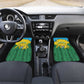 Personalized Jamhuri ya Rwanda Car Mats Coat Of Arms Imigongo Pattern