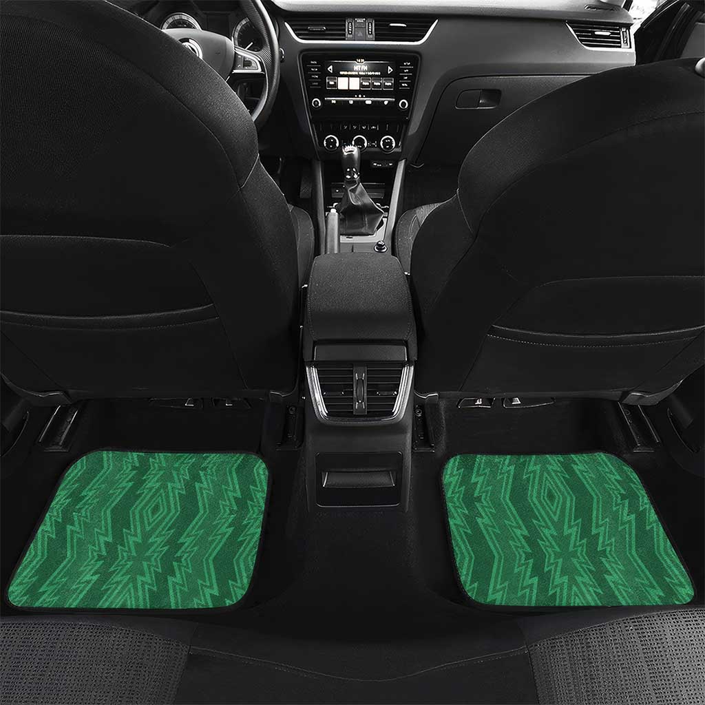 Personalized Jamhuri ya Rwanda Car Mats Coat Of Arms Imigongo Pattern