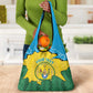 Personalized Jamhuri ya Rwanda Grocery Bag Coat Of Arms Imigongo Pattern