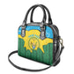 Personalized Jamhuri ya Rwanda Shoulder Handbag Coat Of Arms Imigongo Pattern