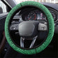 Jamhuri ya Rwanda Steering Wheel Cover Coat Of Arms Imigongo Pattern