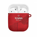 Tunisia Football AirPods Case Red Eagles of Carthage