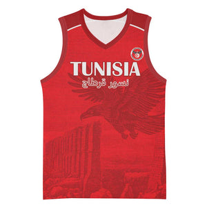 Custom Tunisia Football Basketball Jersey Eagles of Carthage Go Champion - Red Color - African Pride