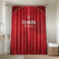 Tunisia Football Bathroom Set Red Eagles of Carthage