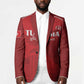Custom Tunisia Football Blazer Red Eagles of Carthage