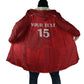 Custom Tunisia Football Cloak Red Eagles of Carthage