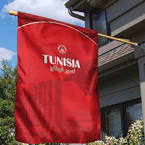 Tunisia Football Garden Flag Eagles of Carthage Go Champion - Red Color - African Pride