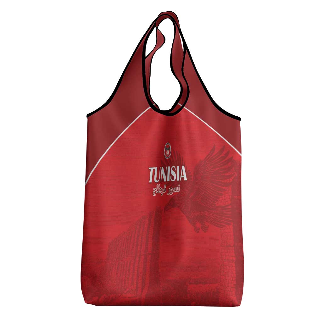 Tunisia Football Grocery Bag Eagles of Carthage Go Champion - Red Color - African Pride