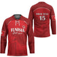 Custom Tunisia Football Hockey Jersey Red Eagles of Carthage