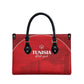 Tunisia Football Leather Bag Red Eagles of Carthage