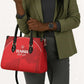 Tunisia Football Leather Bag Red Eagles of Carthage