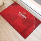 Tunisia Football Rubber Doormat Eagles of Carthage Go Champion - Red Color - African Pride