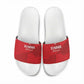 Tunisia Football Slide Sandals Red Eagles of Carthage