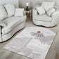 Tunisia Football Area Rug Eagles of Carthage Go Champion - White Color - African Pride