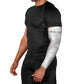 Custom Tunisia Football Arm Sleeves White Eagles of Carthage