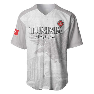 Custom Tunisia Football Baseball Jersey Eagles of Carthage Go Champion - White Color - African Pride