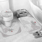 Tunisia Football Bathroom Set White Eagles of Carthage