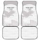 Custom Tunisia Football Car Mats Eagles of Carthage Go Champion - White Color - African Pride