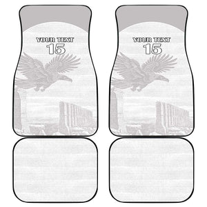 Custom Tunisia Football Car Mats Eagles of Carthage Go Champion - White Color - African Pride