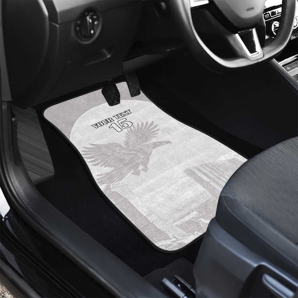 Custom Tunisia Football Car Mats Eagles of Carthage Go Champion - White Color - African Pride