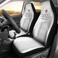 Tunisia Football Car Seat Cover Eagles of Carthage Go Champion - White Color - African Pride
