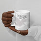 Custom Tunisia Football Ceramic Mug White Eagles of Carthage