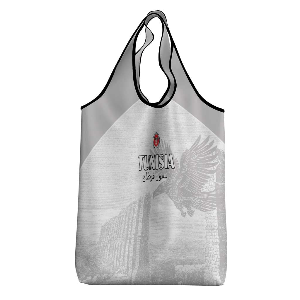 Tunisia Football Grocery Bag Eagles of Carthage Go Champion - White Color - African Pride