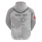 Custom Tunisia Football Hoodie Eagles of Carthage Go Champion - White Color - African Pride