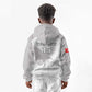 Custom Tunisia Football Kid Hoodie Eagles of Carthage Go Champion - White Color - African Pride