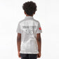 Custom Tunisia Football Kid Polo Shirt Eagles of Carthage Go Champion - White Color - African Pride