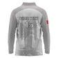 Custom Tunisia Football Long Sleeve Polo Shirt Eagles of Carthage Go Champion - White Color - African Pride