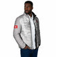 Custom Tunisia Football Padded Jacket White Eagles of Carthage