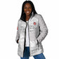 Custom Tunisia Football Padded Jacket White Eagles of Carthage