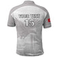 Custom Tunisia Football Polo Shirt Eagles of Carthage Go Champion - White Color - African Pride