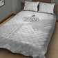 Tunisia Football Quilt Bed Set Eagles of Carthage Go Champion - White Color - African Pride