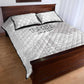 Tunisia Football Quilt Bed Set Eagles of Carthage Go Champion - White Color - African Pride