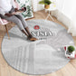 Tunisia Football Round Carpet Eagles of Carthage Go Champion - White Color - African Pride