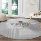 Tunisia Football Round Carpet Eagles of Carthage Go Champion - White Color - African Pride