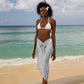 Tunisia Football Sarong Eagles of Carthage Go Champion - White Color - African Pride