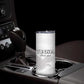 Custom Tunisia Football Skinny Tumbler Eagles of Carthage Go Champion - White Color - African Pride