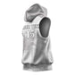 Custom Tunisia Football Sleeveless Hoodie Eagles of Carthage Go Champion - White Color - African Pride