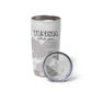 Custom Tunisia Football Tumbler Cup Eagles of Carthage Go Champion - White Color - African Pride