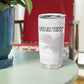 Custom Tunisia Football Tumbler Cup Eagles of Carthage Go Champion - White Color - African Pride