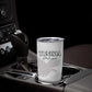 Custom Tunisia Football Tumbler Cup Eagles of Carthage Go Champion - White Color - African Pride