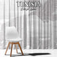 Tunisia Football Window Curtain Eagles of Carthage Go Champion - White Color - African Pride