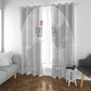 Tunisia Football Window Curtain Eagles of Carthage Go Champion - White Color - African Pride