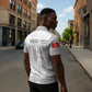 Custom Tunisia Football Zipper Polo Shirt White Eagles of Carthage