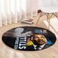 Black Americans Happy MLK Day Round Carpet I Have A Dream