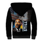 Black Americans Happy MLK Day Sherpa Hoodie I Have A Dream